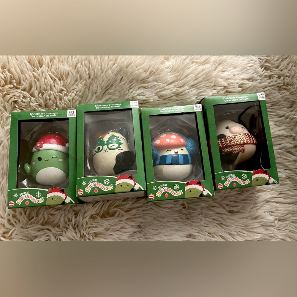 Squishmallow Ornaments
